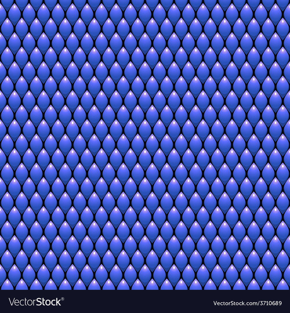 Blue scales seamless pattern texture stock Vector Image