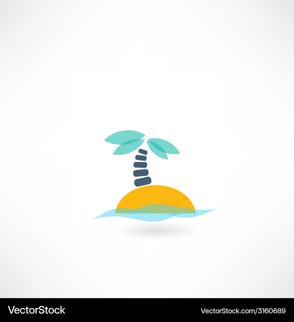 Palm icon Royalty Free Vector Image - VectorStock