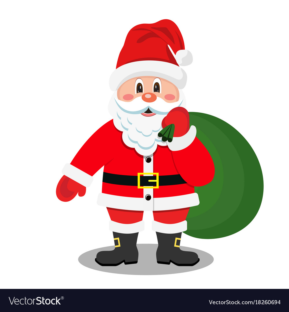 Cartoon santa claus