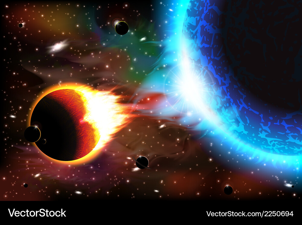 Space background Royalty Free Vector Image - VectorStock