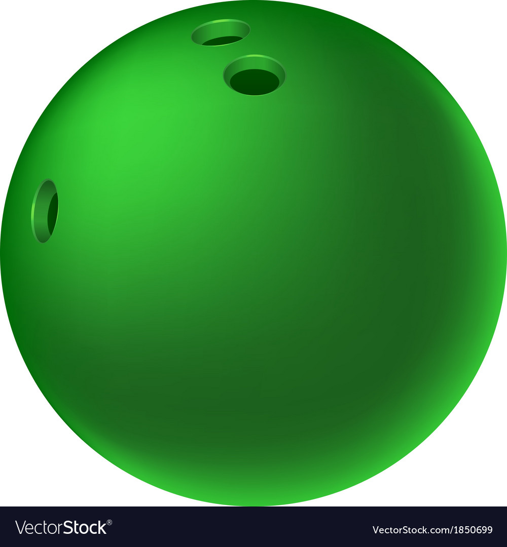 Bowling ball Royalty Free Vector Image - VectorStock