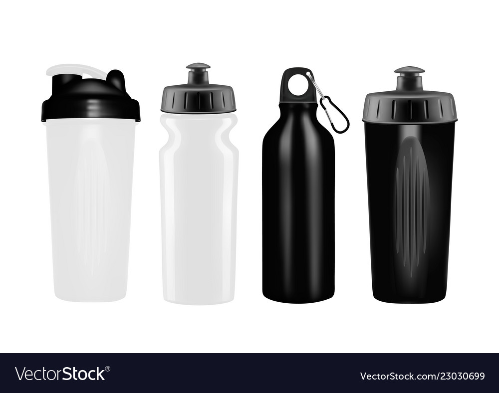 Plastic shaker in on white background Royalty Free Vector