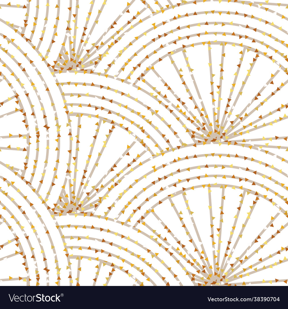Art deco gold seamless pattern geometric glitter vector image Art deco gold seamless pattern geometric glitter