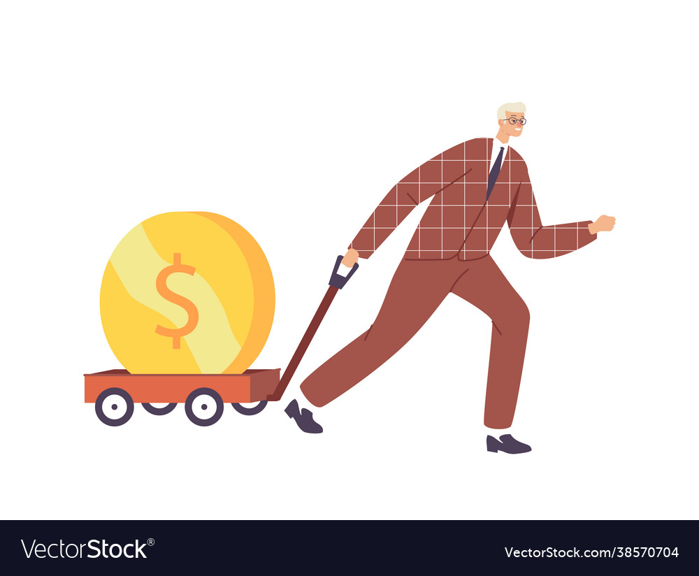 Business growth investment wealth and prosperity Vector Image