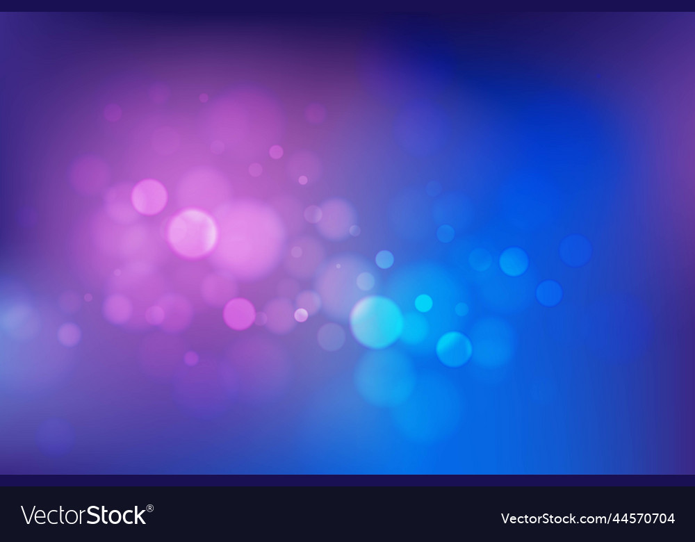 Realistic bokeh lights background design Vector Image