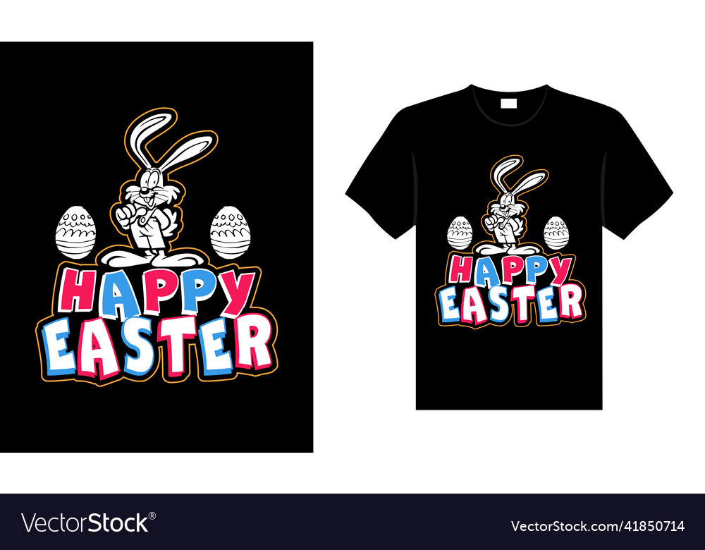 Happy easter Royalty Free Vector Image - VectorStock