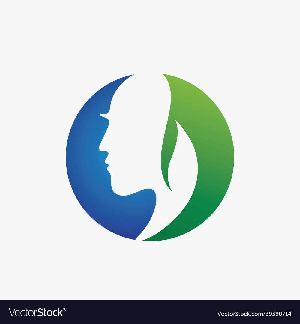 Woman face silhouette Royalty Free Vector Image