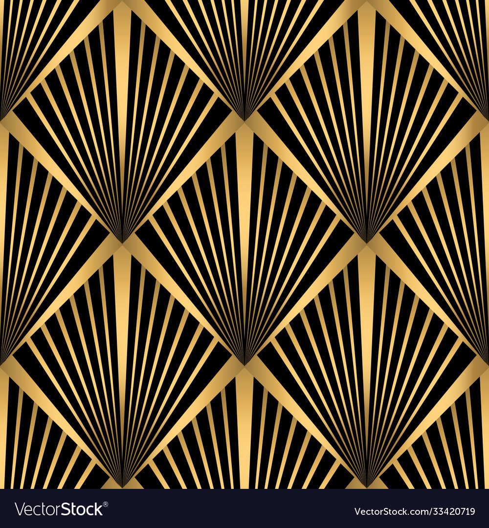 Top Wallpaper Green And Gold Art Deco Wallpaper Completed