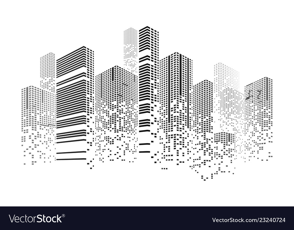 Building and city Royalty Free Vector Image - VectorStock