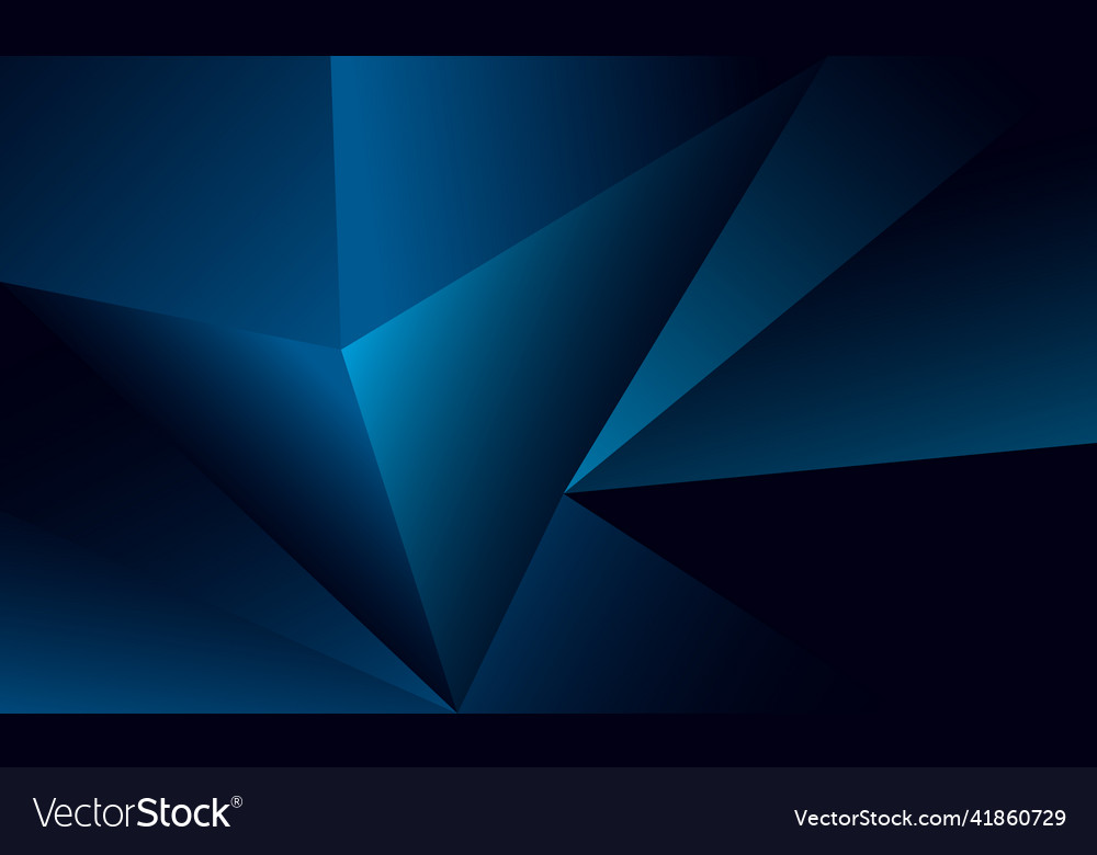 Abstract Blue Polygon Triangles Shape Background Vector Image 6786