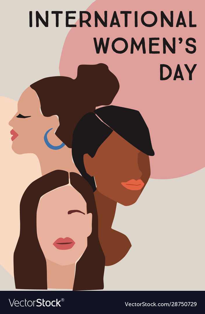 International womens day of Royalty Free Vector Image