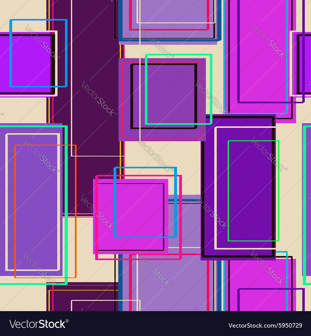 Seamless pattern of rectangles Royalty Free Vector Image