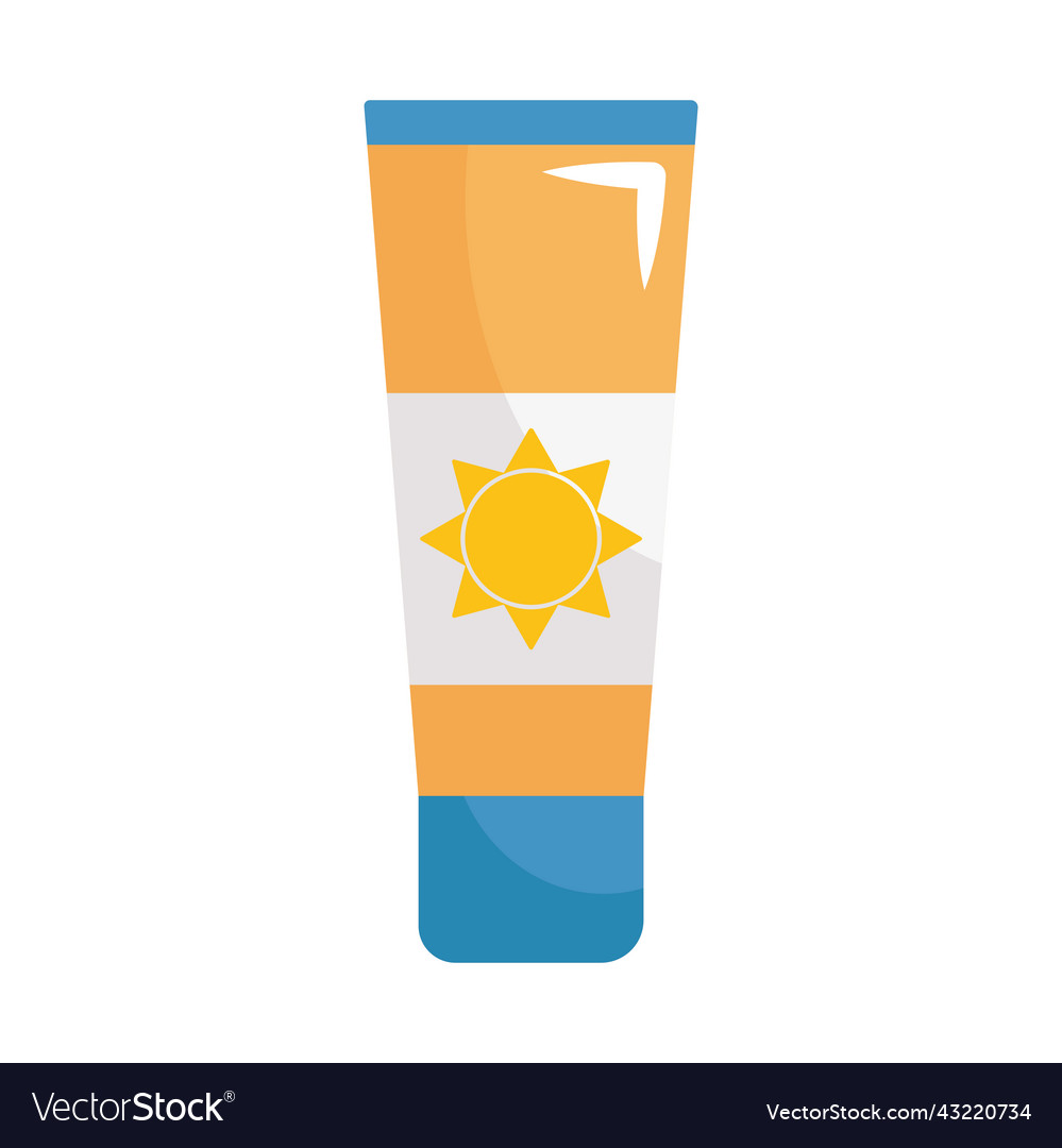 Sunscreen Bottle Design Royalty Free Vector Image