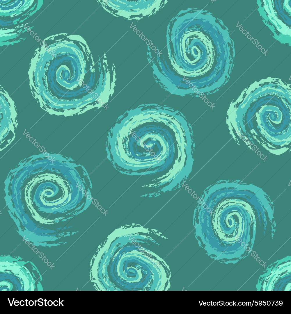 Abstract seamless pattern spirals Royalty Free Vector Image