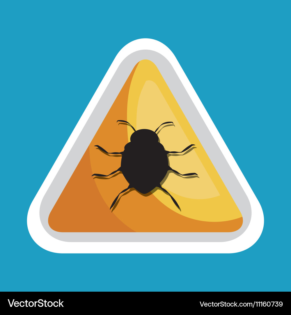 Security data alert virus icon design Royalty Free Vector