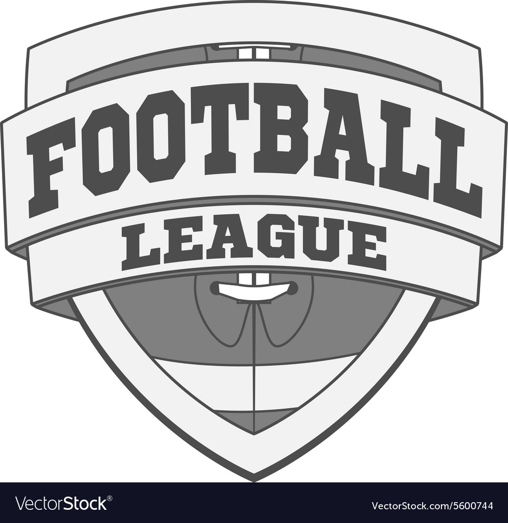 Design of white football label