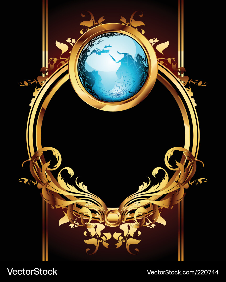 Ornate frame Royalty Free Vector Image - VectorStock