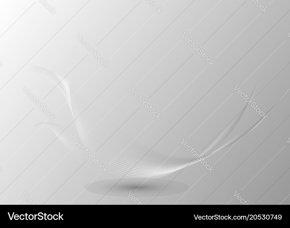 Abstract background with transparent wave Vector Image