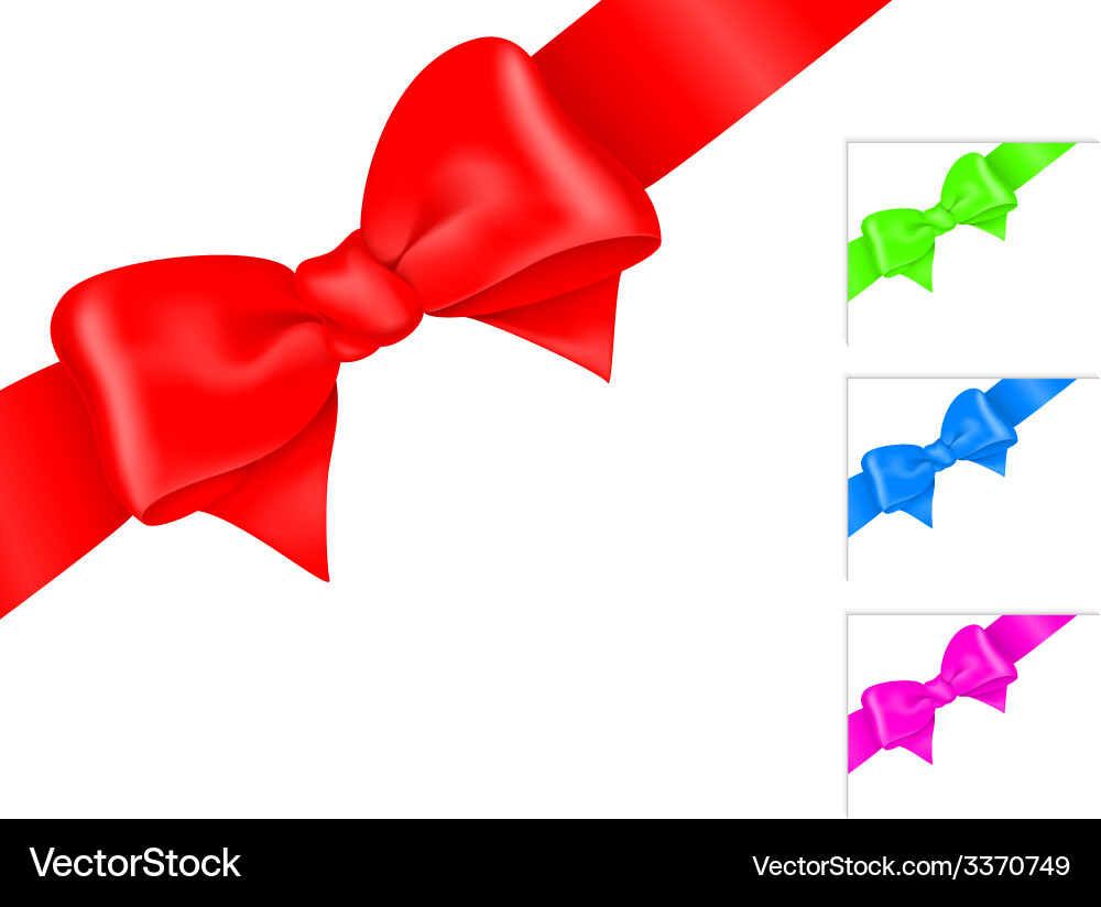 Bow Royalty Free Vector Image - VectorStock