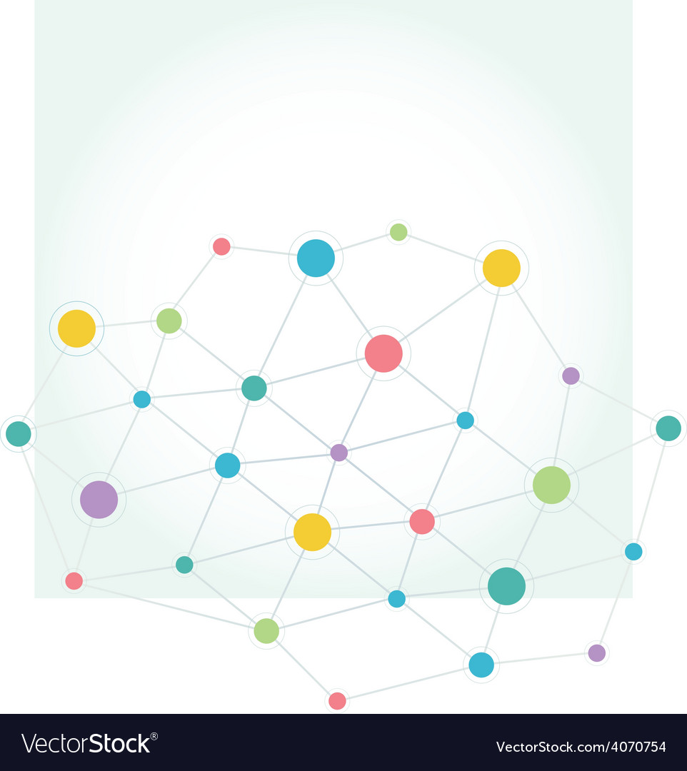 Network color technology communication background Vector Image