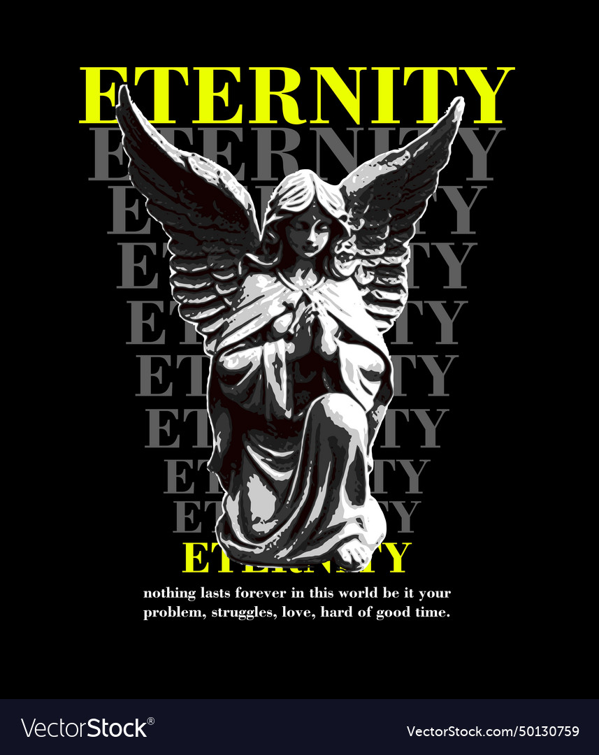 Eternity Streetwear Design Royalty Free Vector Image