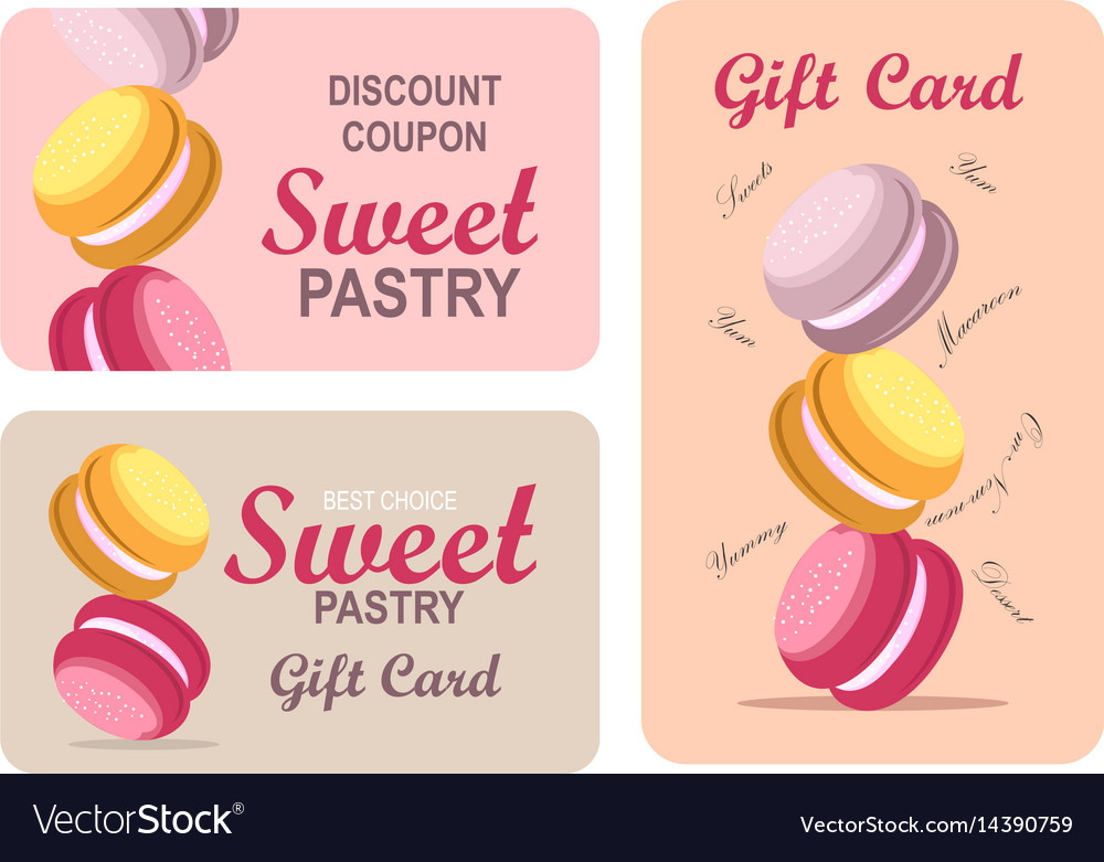 Tag Macaron Royalty Free Vector Image Vectorstock