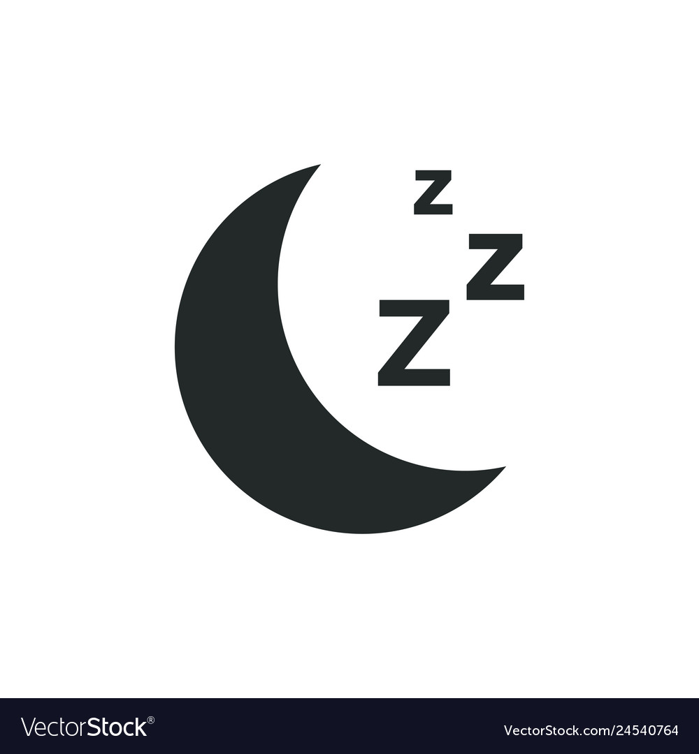 Sleep graphic design template Royalty Free Vector Image