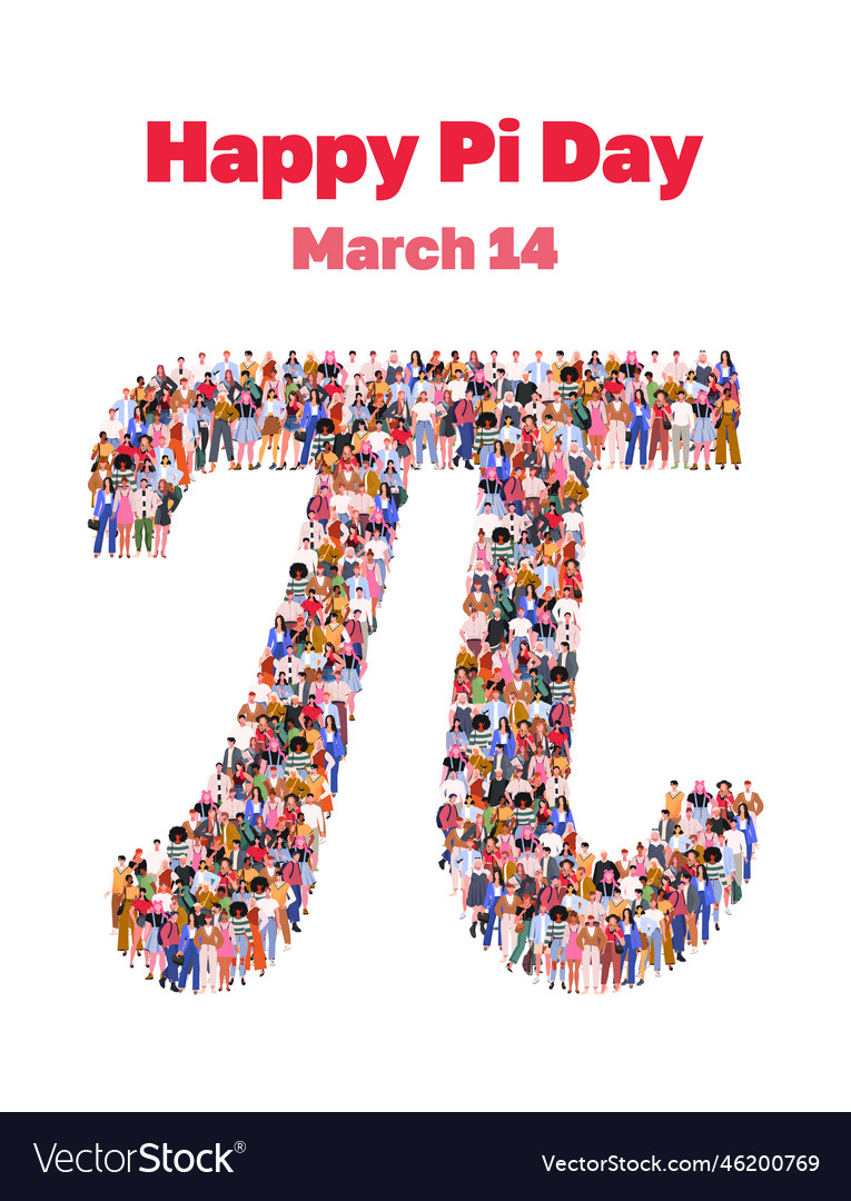 International Pi Day March 14 Royalty Free Vector Image