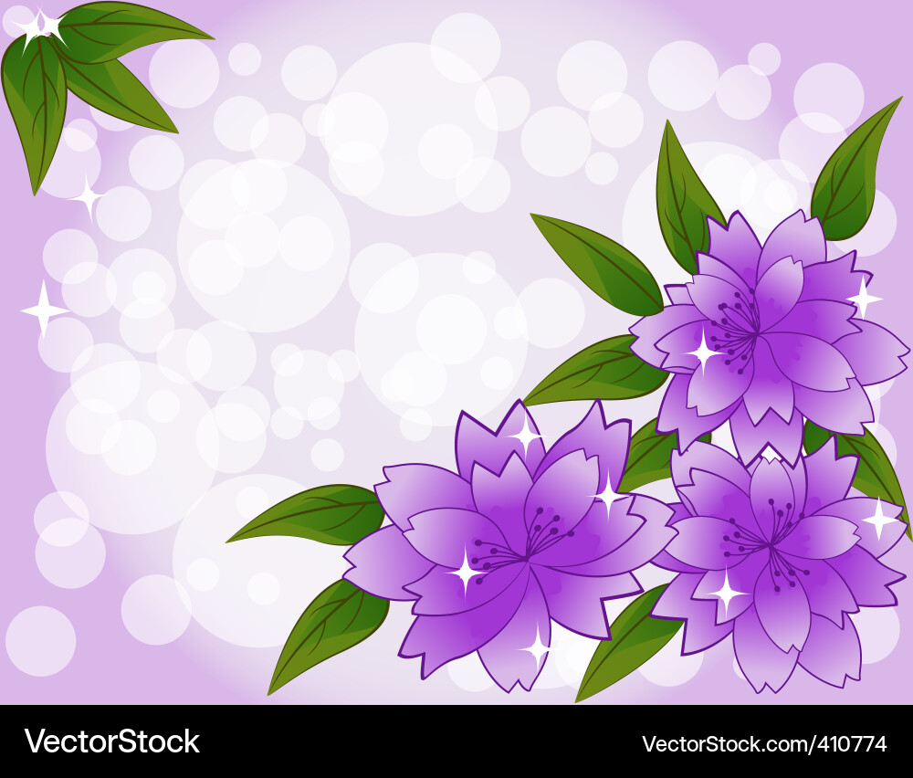 Flowers Royalty Free Vector Image - VectorStock