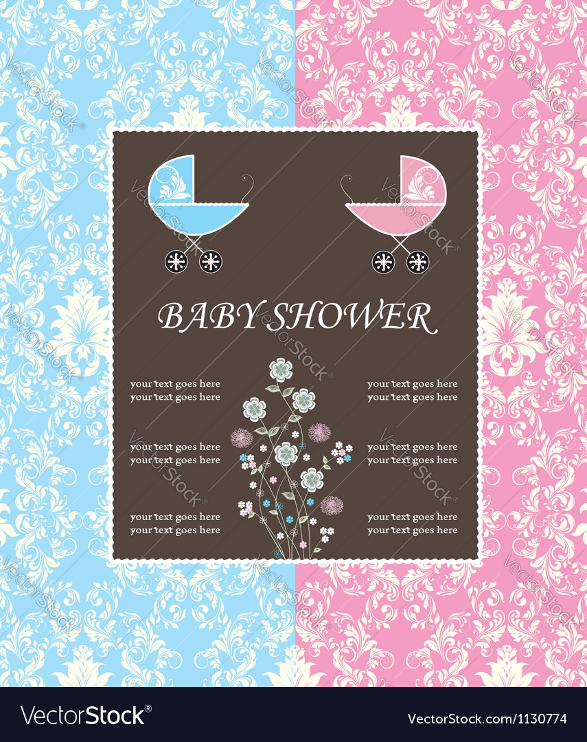 Twin baby shower invitations best sale templates free