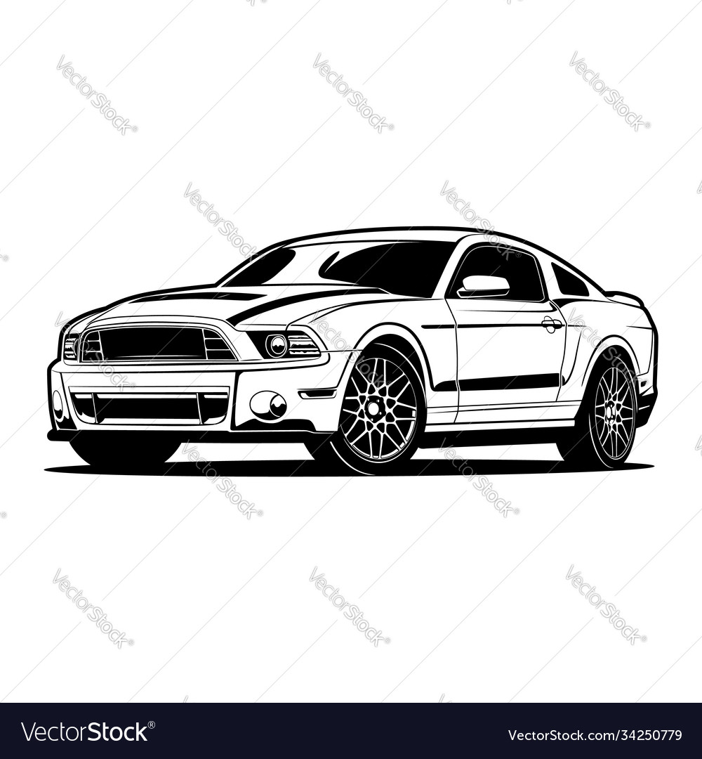 Car 37 Royalty Free Vector Image - VectorStock