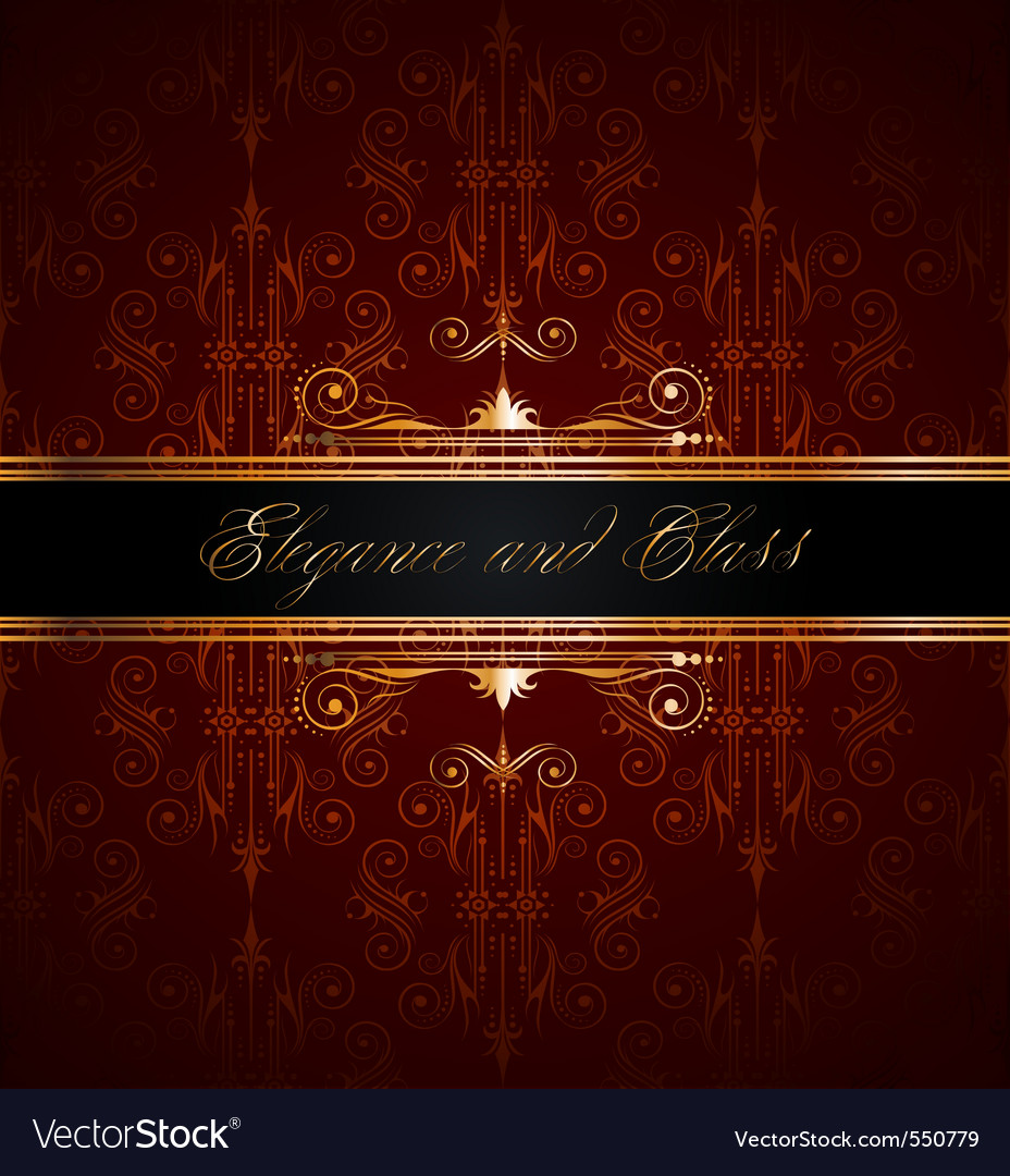 Elegant wallpaper Royalty Free Vector Image  VectorStock