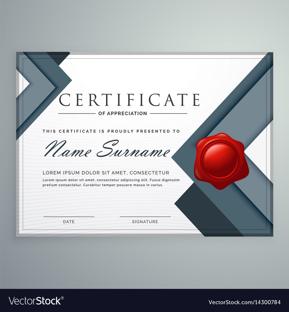 certificate template designs