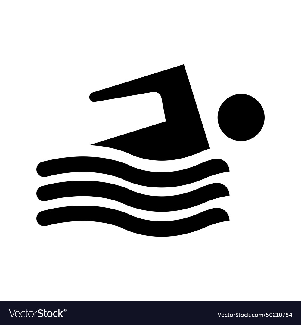 Swim icon Royalty Free Vector Image - VectorStock