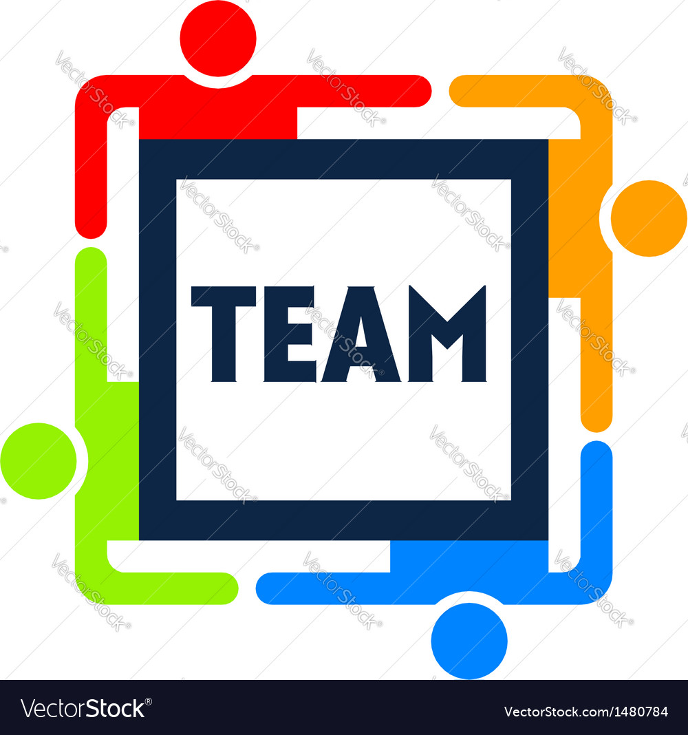 Team square logo Royalty Free Vector Image - VectorStock