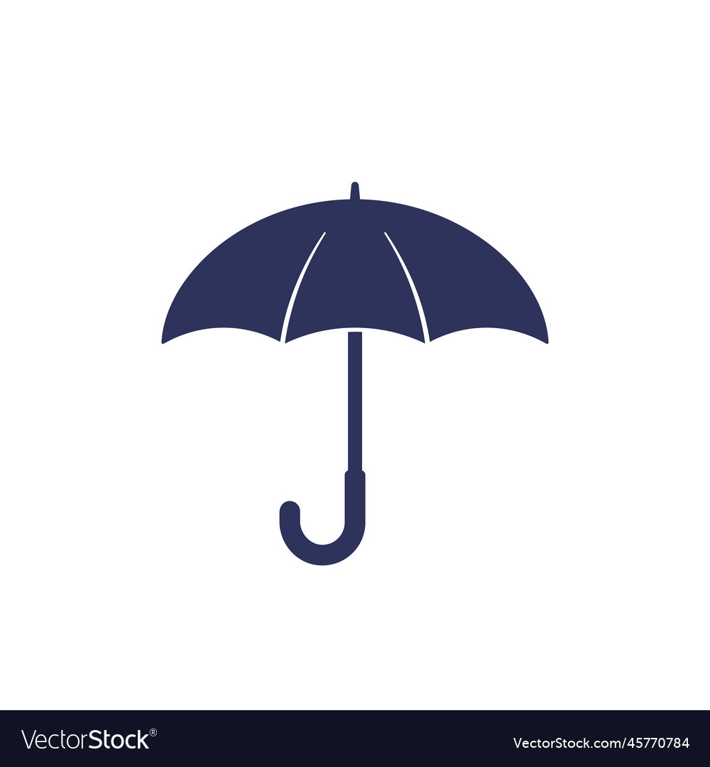 Umbrella icon on white Royalty Free Vector Image