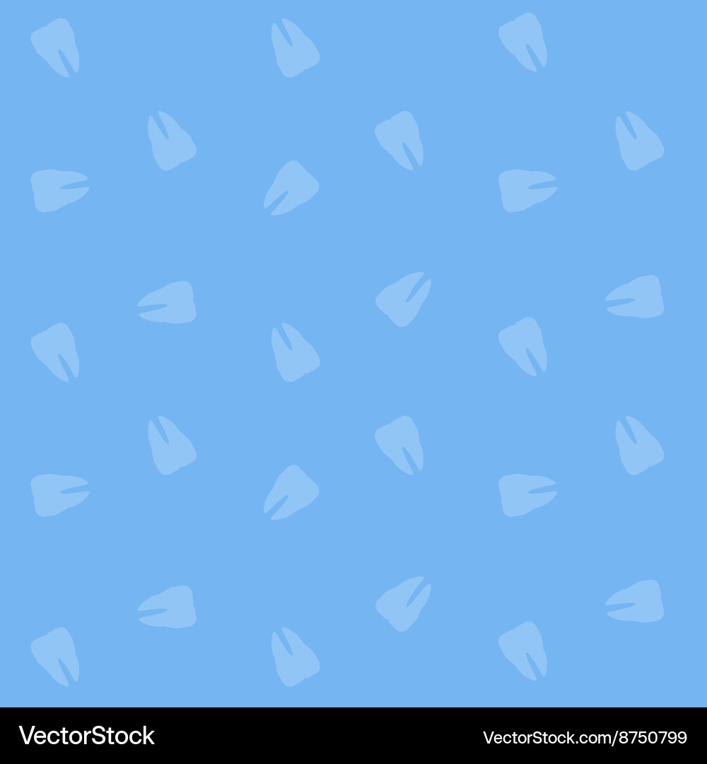 Healthy tooth seamless pattern Royalty Free Vector Image