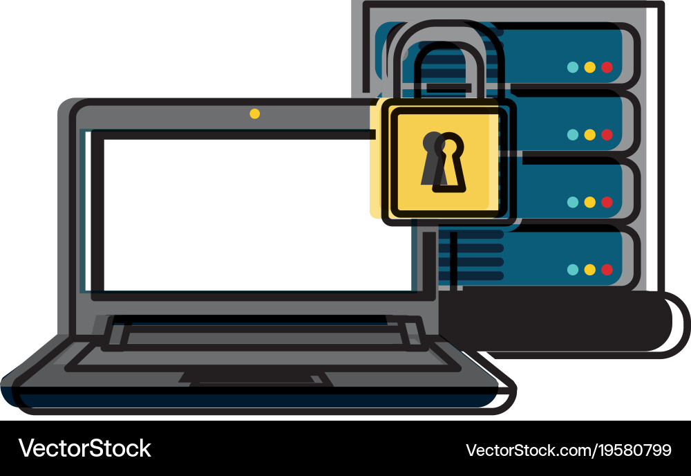 Web hosting design Royalty Free Vector Image - VectorStock