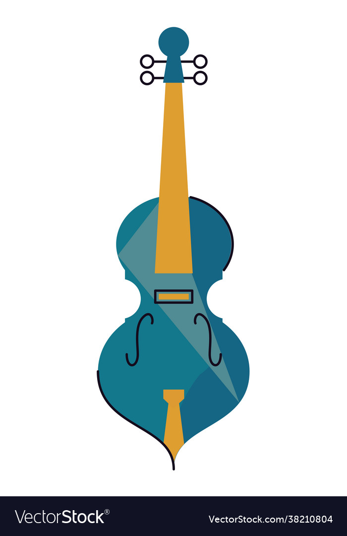 Cello Musical Instrument Royalty Free Vector Image