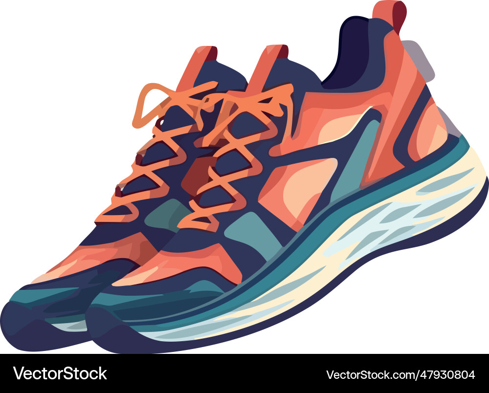 Modern sports shoes Royalty Free Vector Image - VectorStock