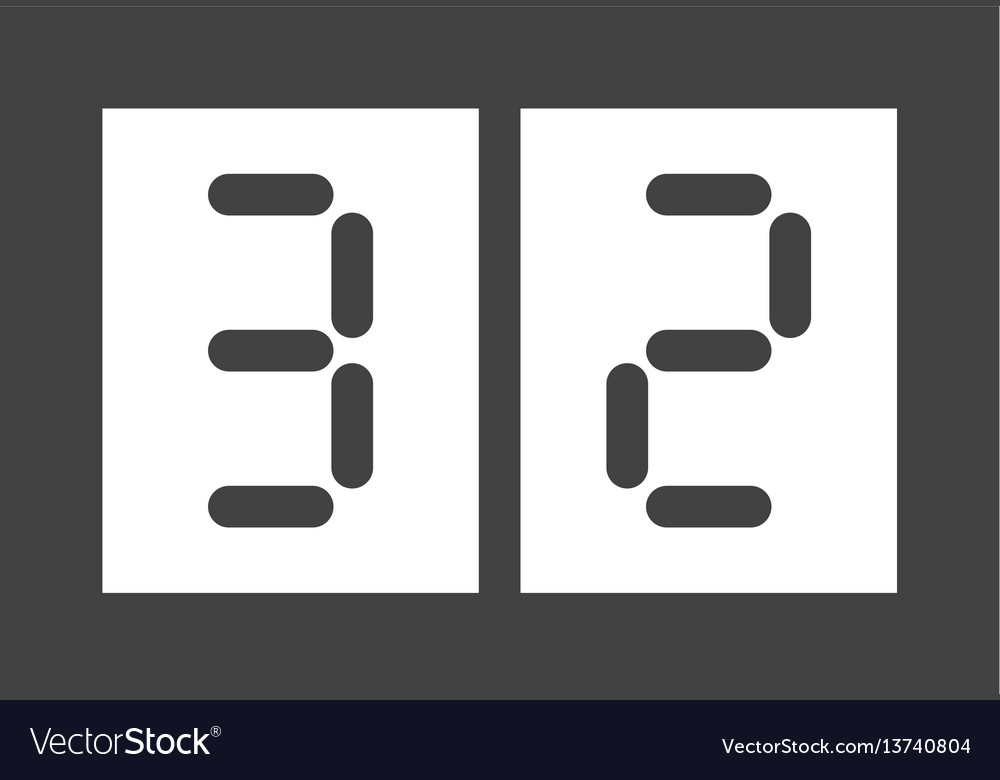 Scoreboard Royalty Free Vector Image - VectorStock