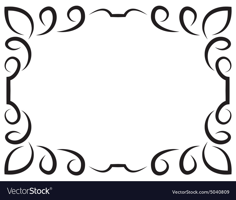 Elegant framework for design Royalty Free Vector Image