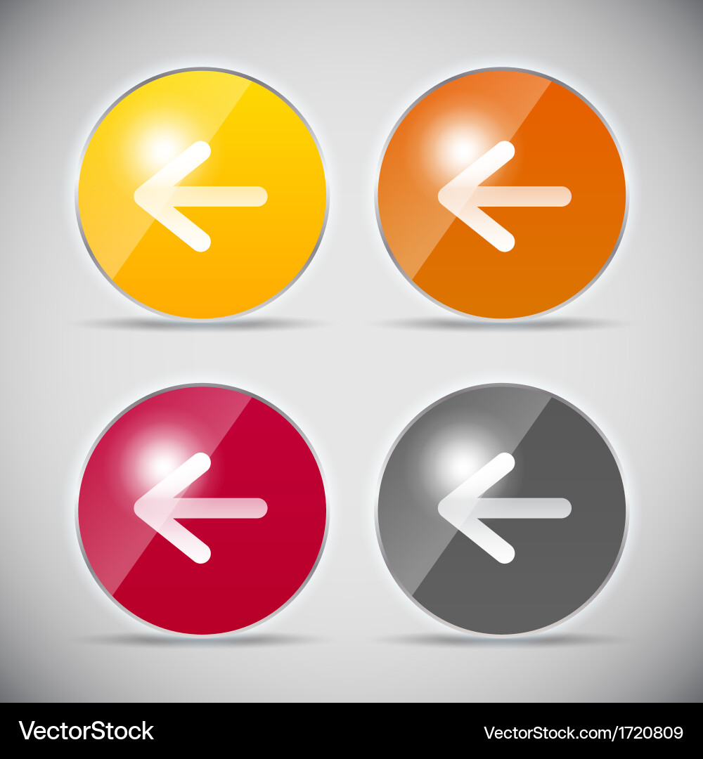 Shine glossy computer icon Royalty Free Vector Image