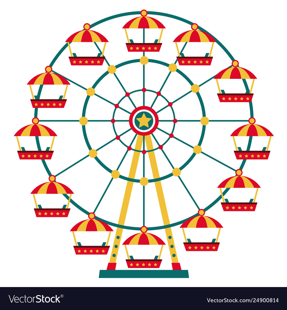 Amusement park Royalty Free Vector Image - VectorStock