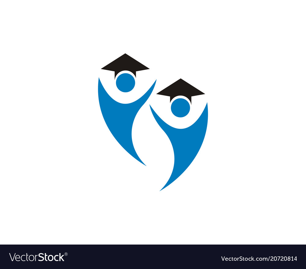 Education logo template design Royalty Free Vector Image