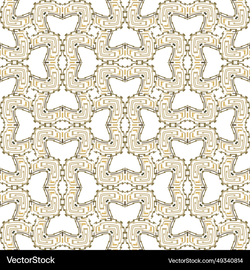 Greek ornamental intricate seamless pattern Vector Image