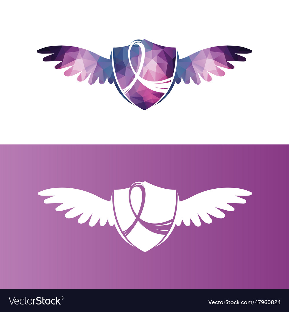 Pink ribbon breast cancer Royalty Free Vector Image