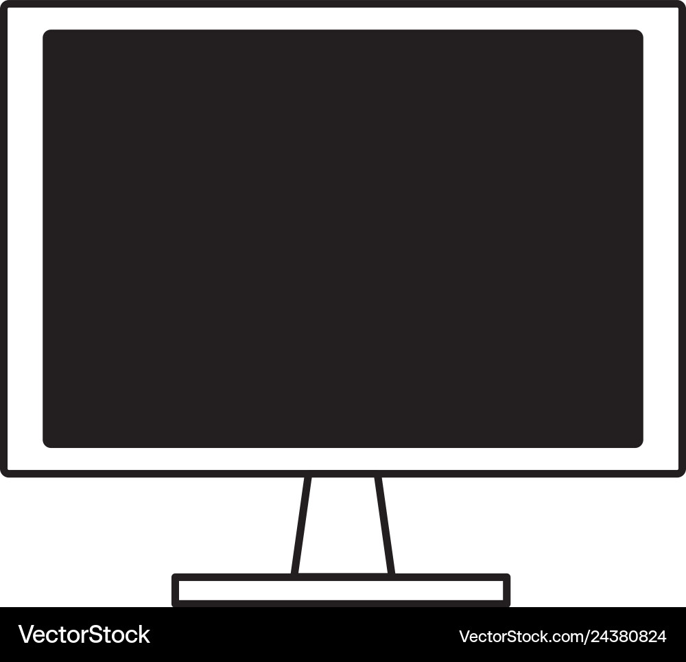 Technology computer cartoon Royalty Free Vector Image