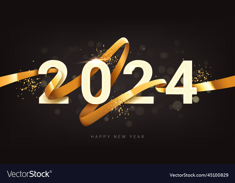 2025 happy new year banner Royalty Free Vector Image