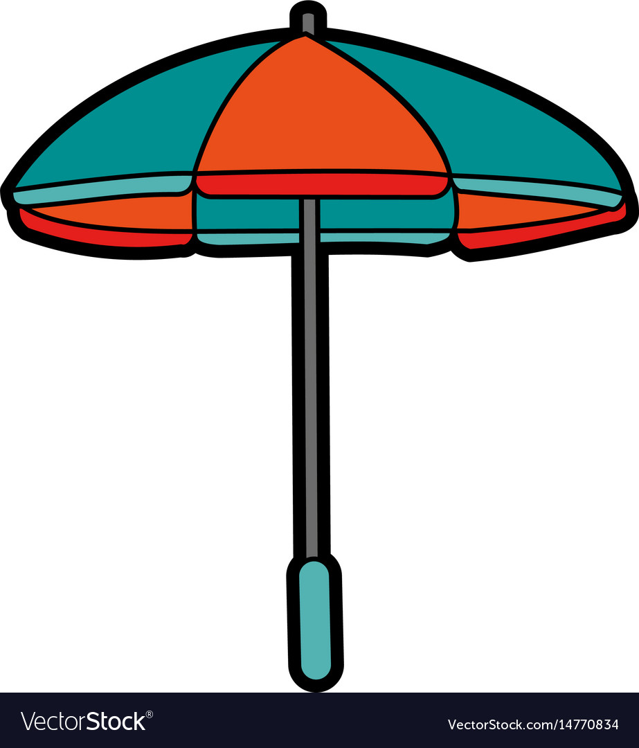 Parasol umbrella icon image Royalty Free Vector Image